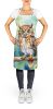 Elf Owl Apron Cooking Kitchen Server Baking Crafts Gardening for Adult Women Men, Unisex, Large, Multicolor